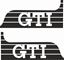 Picture of Golf Mk1 side quarter Decals / Stickers