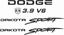 Picture of Dodge Dakota 3.9 Sport replacement side & rear Decals / Stickers