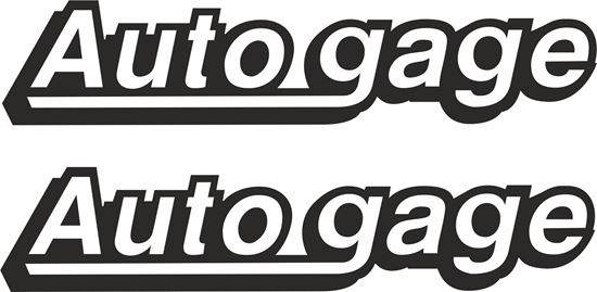 Picture of "Auto Gage" Decals / Stickers