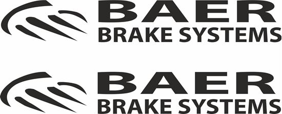 Picture of "Baer Brake Systems"Decals / Stickers