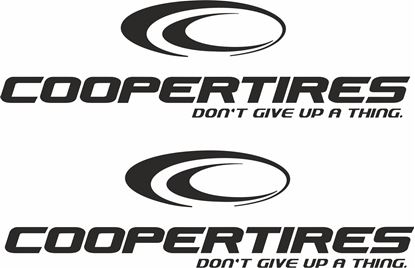 Picture of "Cooper Tires..."Decals / Stickers