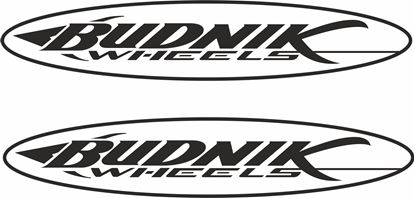Picture of Budnik Wheels Decals / Stickers