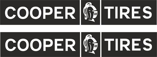 Picture of "Cooper Tires" Decals / Stickers