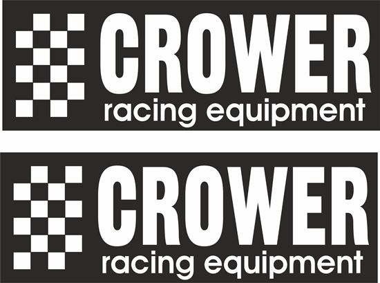 Picture of "Crower Racing Equipment"Decals / Stickers