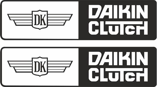 Picture of "Daikin Clutch  Decals / Stickers