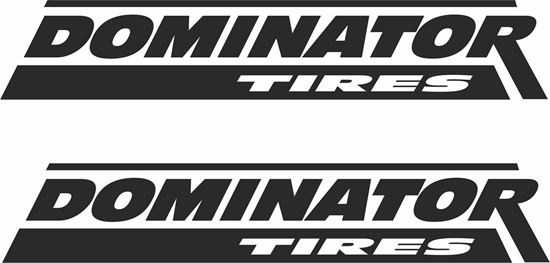 Picture of "Dominator Tires" Decals / Stickers