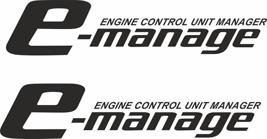 Picture of "E-Manage..." Decals / Stickers