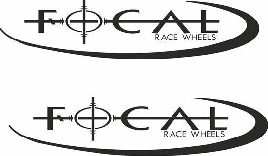 Picture of "Focal Race Wheels" Decals / Stickers