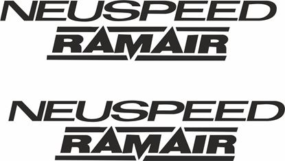 Picture of "Neuspeed Ram Air" Decals / Stickers