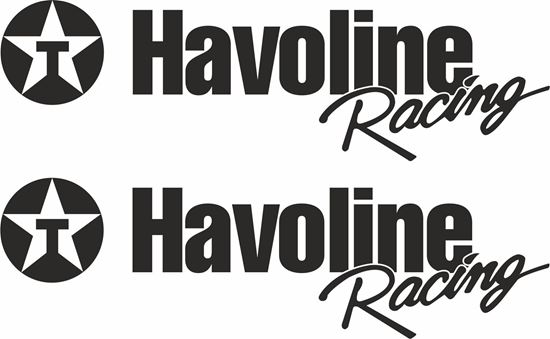 Picture of "Havoline Racing" Texaco Decals / Stickers