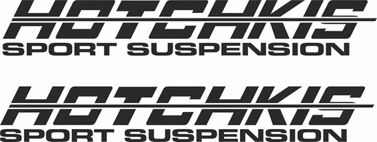 Picture of "Hotchicks Sport Suspension"  Decals / Stickers