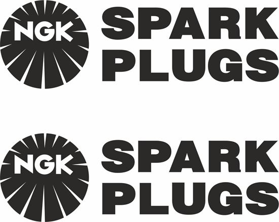 Picture of "NGK Spark Plugs" Decals / Stickers