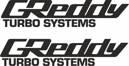 Picture of "Greddy Turbo Systems" Decals / Stickers