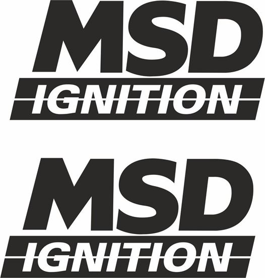 Picture of "MSD Ignition"  Decals / Stickers