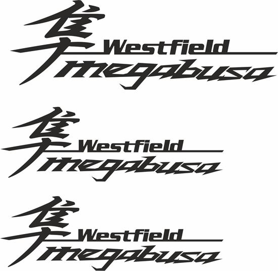 Picture of Westfield "Megabusa" Side & Rear  Decals / Stickers