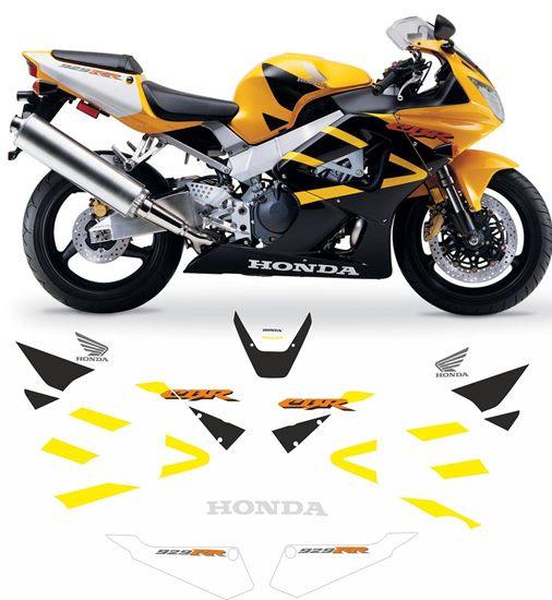 Picture of Honda CBR 929RR US 2000 - 2001 replacement Decals / Stickers