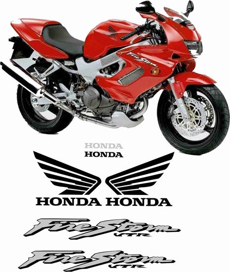 Picture of Honda VTR 1000F Firestorm  2000 - 2001  Full Replacement Decals / Stickers