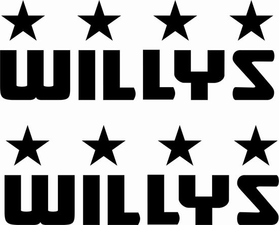 Picture of Jeep  "Willys"  Decals / Stickers