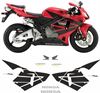 Picture of Honda CBR 600RR 2004 - 2006 replacement Decals / Stickers