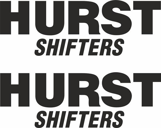 Picture of "Hurst Shifters" Decals / Stickers