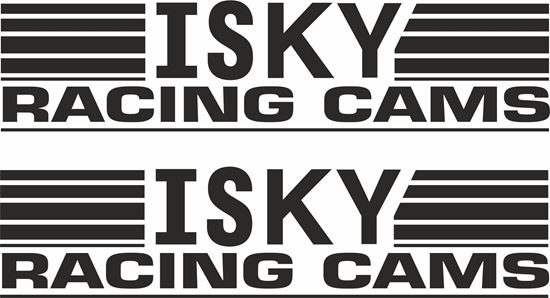 Picture of "ISKY Racing Cams" Decals / Stickers