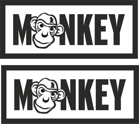 Picture of Monkey Decals / Stickers