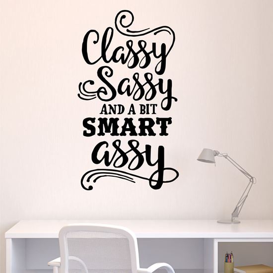 Picture of "Classy Sassy..."  Wall Art sticker