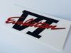 Picture of Mitsubishi Evolution 6  replacement rear Decal / Sticker