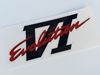 Picture of Mitsubishi Evolution 6  replacement rear Decal / Sticker