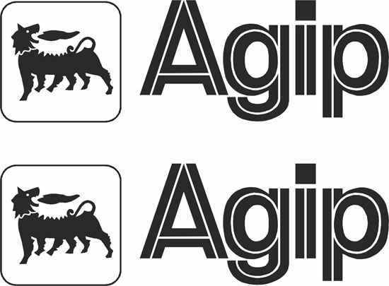 Picture of Agip Decals / Stickers