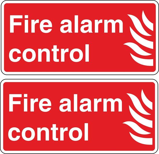 Picture of Fire Alarm Control Stickers