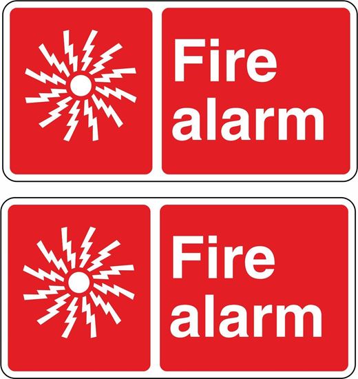 Picture of Fire Alarm Stickers