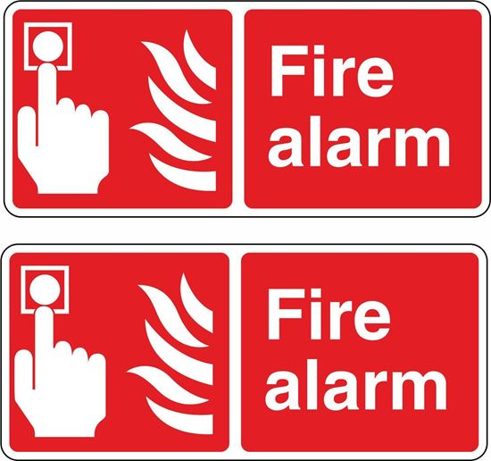 Picture of Fire Alarm Stickers