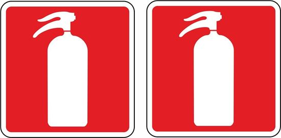 Picture of Fire Extinguisher  Stickers