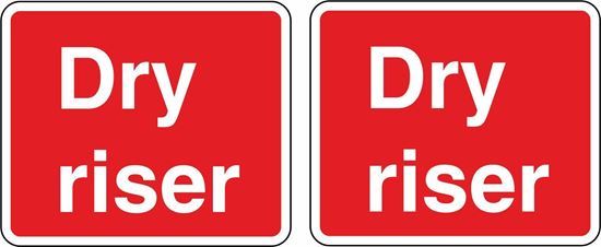 Picture of Fire Dry riser Stickers