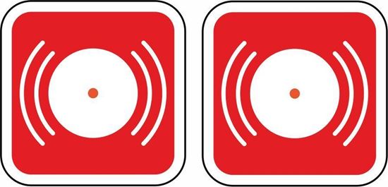 Picture of Fire Alarm Stickers