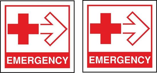 Picture of Fire Emergency First Aid  Stickers