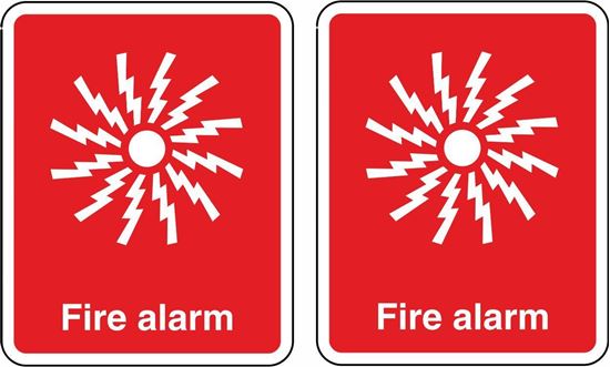 Picture of Fire Alarm Stickers