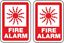 Picture of Fire Alarm Stickers