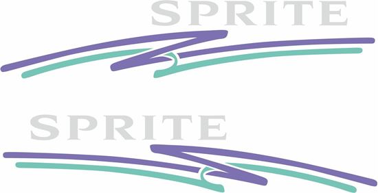 Picture of Mini Sprite replacement side Decals / Stickers