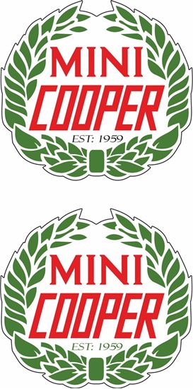 Picture of Mini Cooper Est 1959 crest  Decals / Stickers