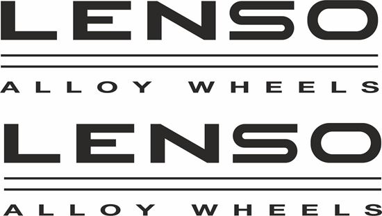 Picture of Lenso Alloy Wheels Decals / Stickers