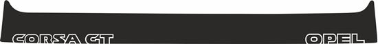 Picture of Opel Corsa A GT replacement rear Hatch Decal / Sticker