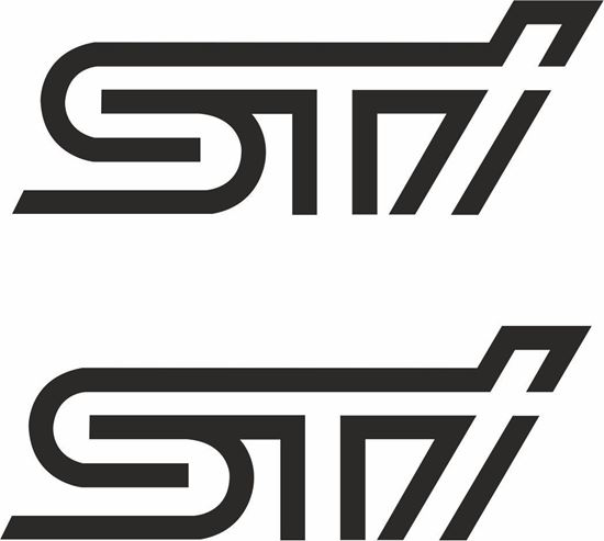 Picture of "STI" Decals / Stickers