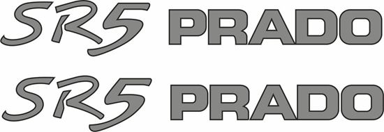 Picture of Prado SR5 replacement Decals / Stickers