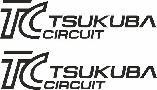 Picture of Tsukuba Circuit Decals / Stickers