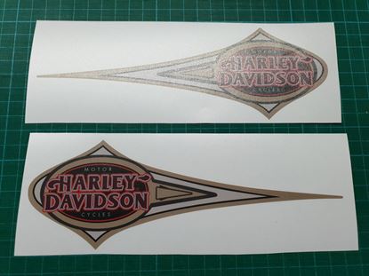 Picture of Harley Davidson Heritage Softail Tank Decals / Stickers