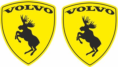 Picture of Volvo Prancing Moose wing Decals / Stickers