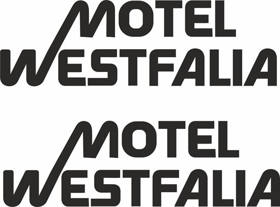 Picture of Motel Westfalia Decals  / Stickers