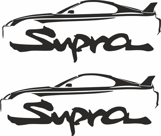 Picture of Supra MK4 Decals / Stickers
